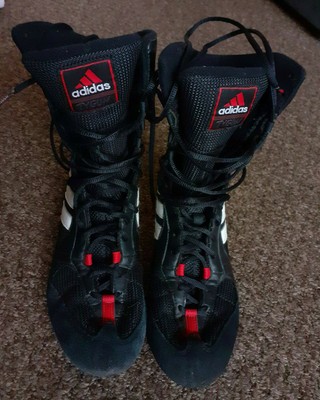 Adidas TYGUN Boxing Boots High Tops black Size 6 | eBay