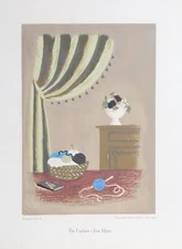 Jean Hugo, The Curtain, Screenprint Poster