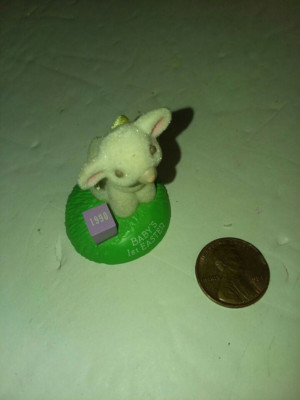 1990 Hallmark NEW Easter BABY S 1ST EASTER Merry Miniature QSM1536 DV26 VINTAGE