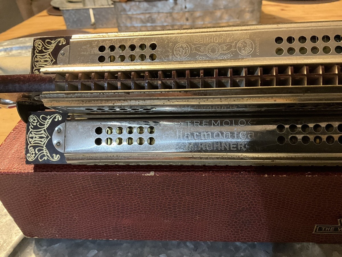 HOHNER ホーナー tremolo QUARTET ハーモニカ Yahoo!オークション - Vintage 4 Sided HOHNER Tremolo Quartet