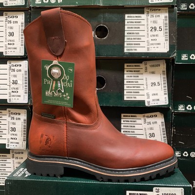 leather pull on boots