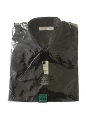 BLACK LONG SLEEVED FORMAL BUSINESS SMART PARTY SHIRT CHEST 40 INCH MEDIUM NEW