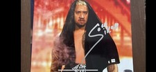SOLO SIKOA (World Wrestling Entertainment) Signed 8x10 Photo BLOODLINE Dual COAs