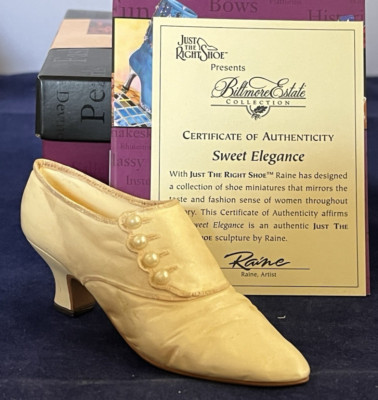 Just the Right Shoe ~ SWEET ELEGANCE ~  2000 ~ NIB ~ 25415 ~ Mint ~ COA