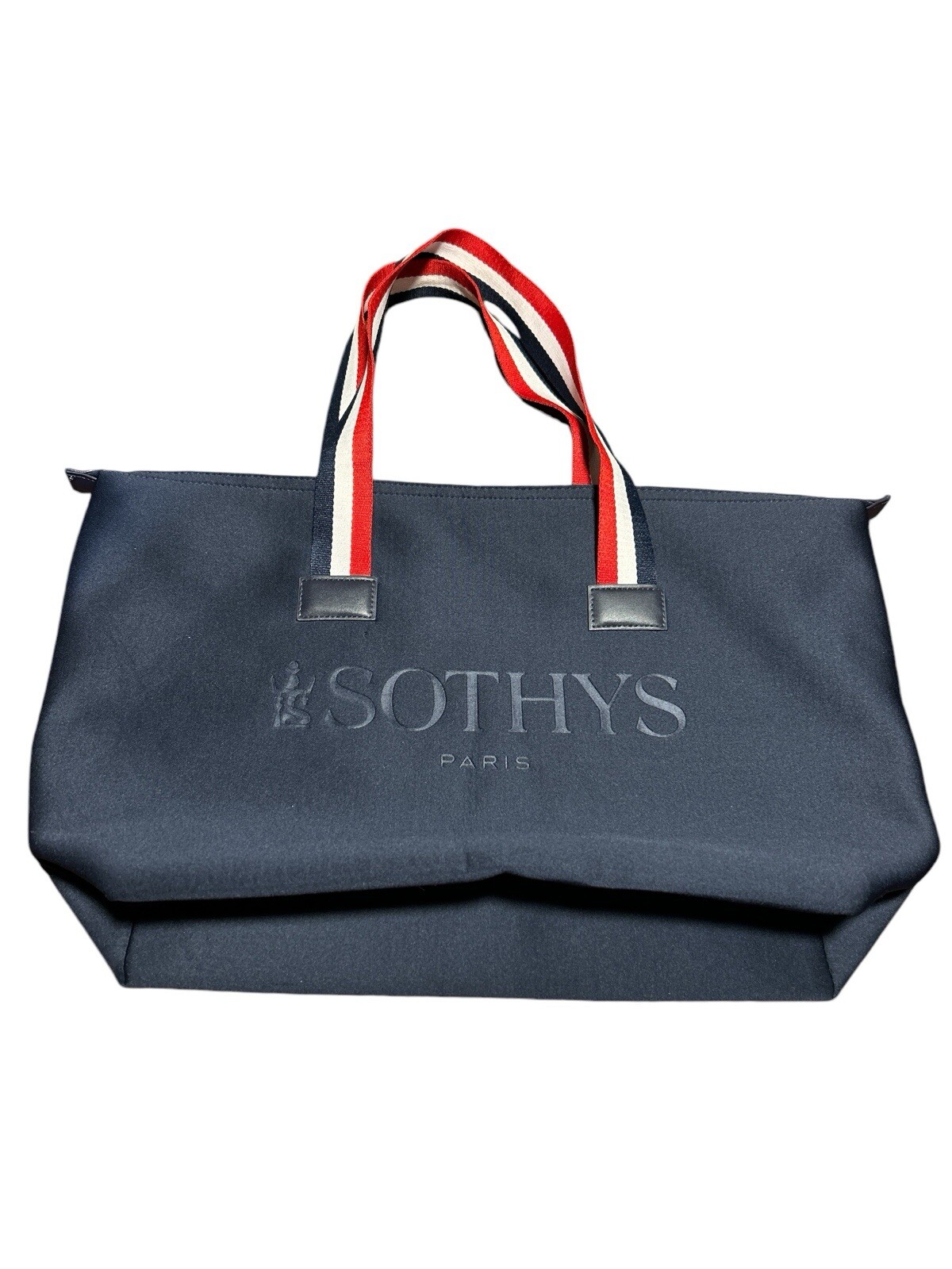 Sothys Large Blue Tote Bag Double Handle Travel Beach Handbag Limited Edition  