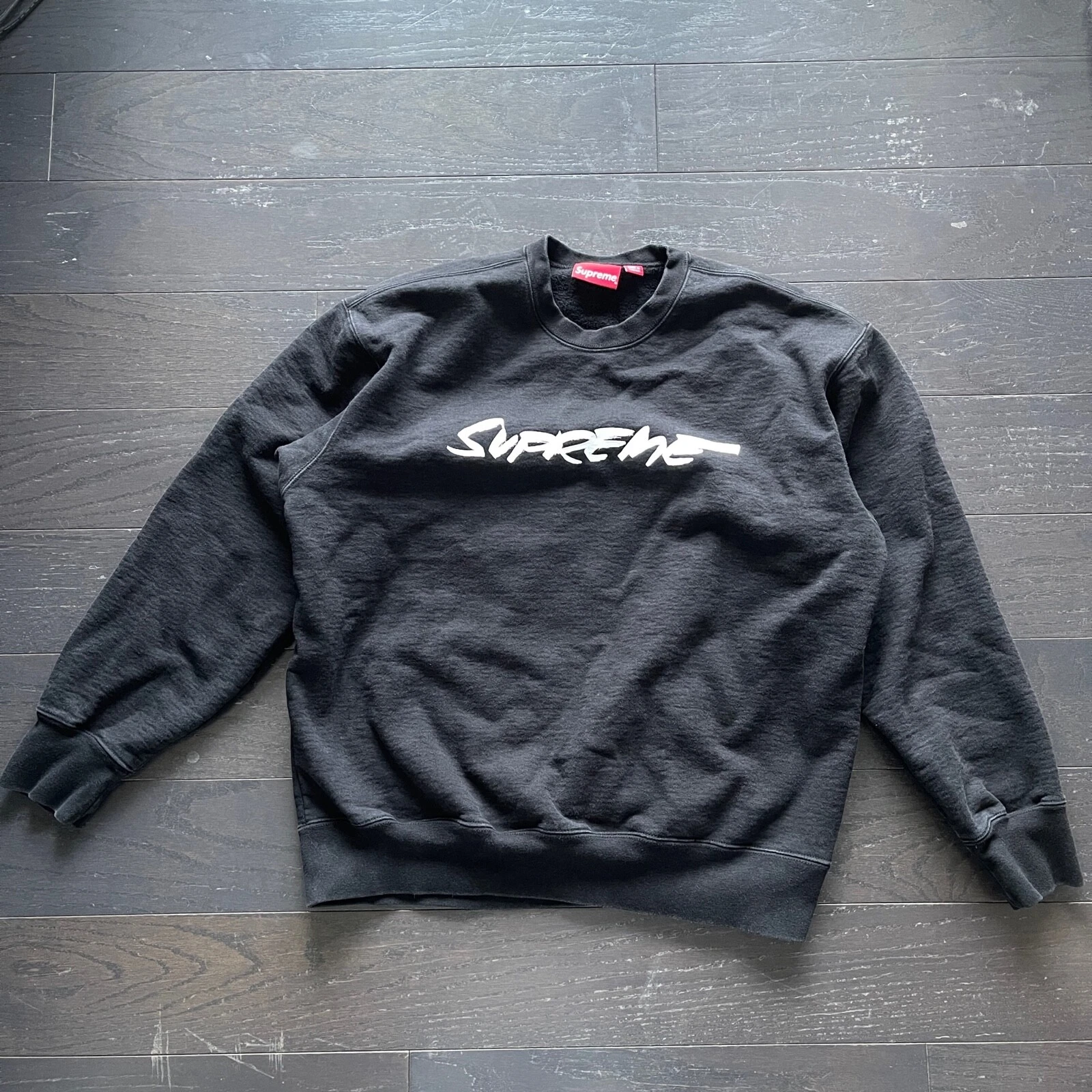 Sweat à capuche noir Supreme Futura taille L