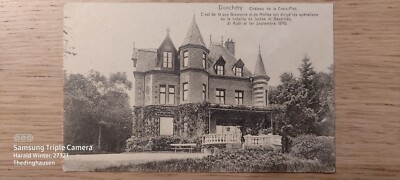 Postkarte Donchery Chateau de la Croix Plot 31.01.1917 gel_1