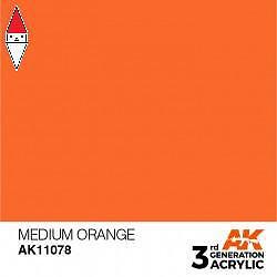 ACRILICO MODELLISMO AK INTERACTIVE MEDIUM ORANGE 17ML