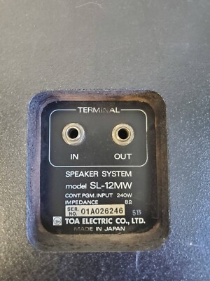 TOA SPEAKER SYSTEM model SL-12M ペア s-l400.jpg