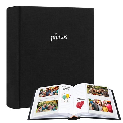 Photo Album for Fujifilm Instax Wide 300 Camera, Linen Cover, 120