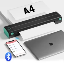 Phomemo M08F Portable Printers Wireless Inkless Printer or Thermal Paper Lot