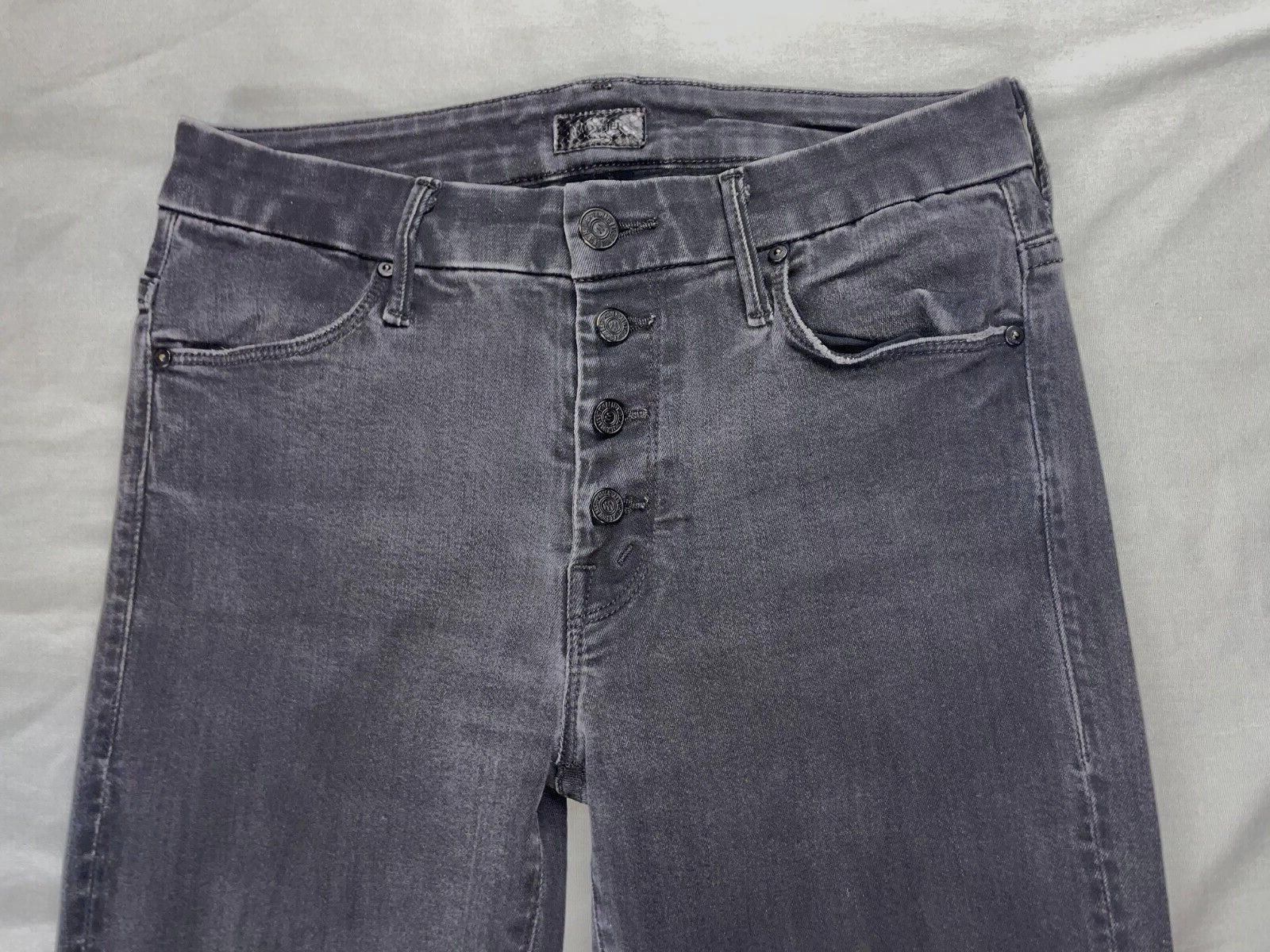 Mother The Pixie Raw Cuff Open Button Fly Stretch… - image 2