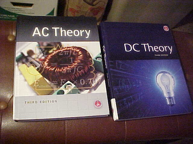 Lot of 2 Hardcover Books NJATC DC Theory + AC Theory Third editions ...