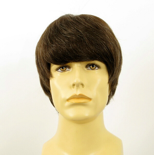 Peluche homme cheveux naturels marron Emile 6SPW