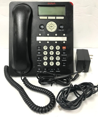 AVAYA 1608 700480532 REFURBISHED BLACK IP OFFICE PHONE - TESTED