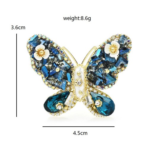 40+ Stile Schmetterling Brosche Großhandel Kristall Pin Party Hochzeit Kostüm Schmuck - Bild 50 von 329