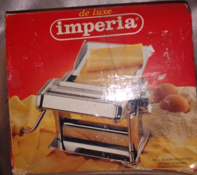 VINTAGE IMPERIA FRESH HOMEMADE PASTA MAKER WITH BOX | eBay