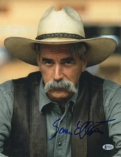 SAM ELLIOTT SIGNED 11X14 PHOTO THE BIG LEBOWSKI AUTHENTIC AUTOGRAPH BECKETT