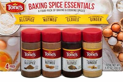  Tone's Baking Spice Essentials Ground Allspice Ground Nutmeg Ground Cloves 