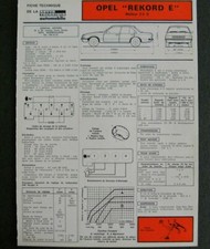 Moteur Opel REKORD