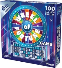 Wheel of Fortune Game 6th Edition Spin The Wheel Solve A Puzzle & Win Pressman