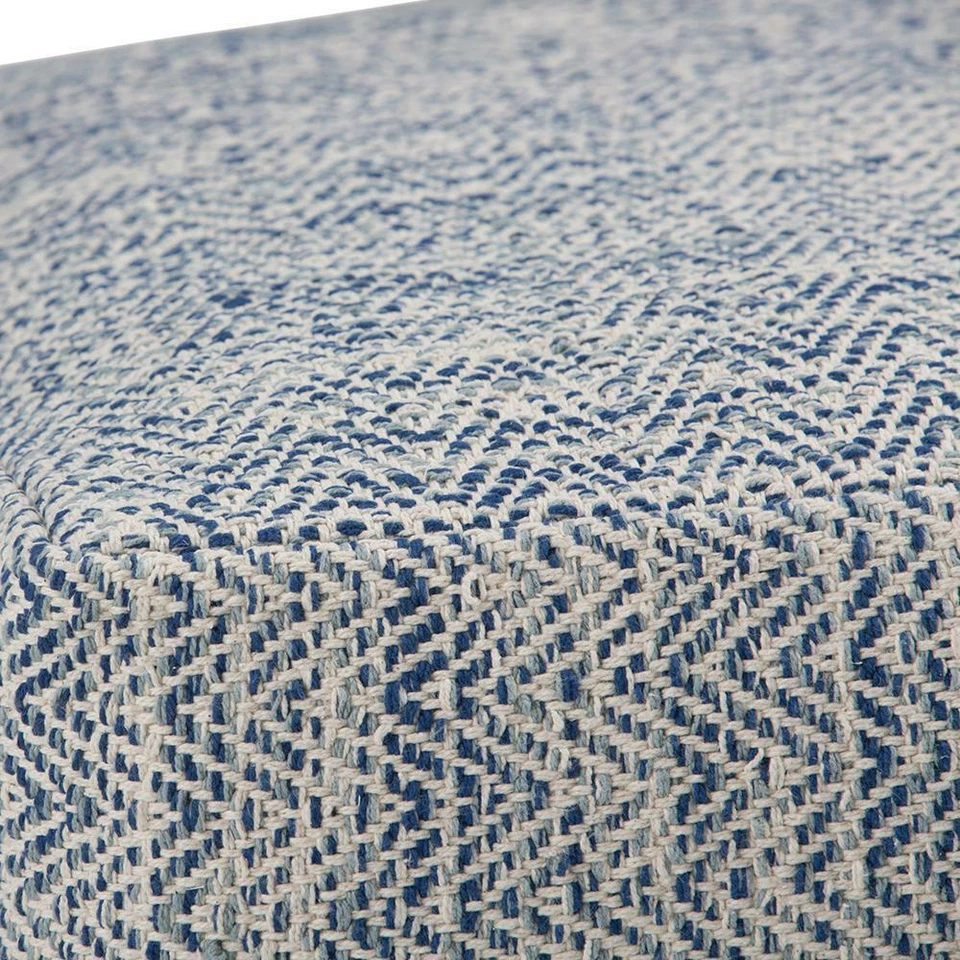 Nate 20-inch Square Pouf - Image 4 of 4