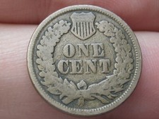 1862 Copper Nickel Indian Head Cent Penny- Good/VG Details