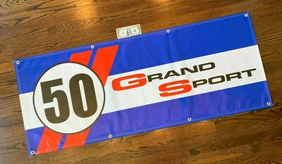 CORVETTE GRAND SPORT  Garage Banner Sign (Large 2'x5')