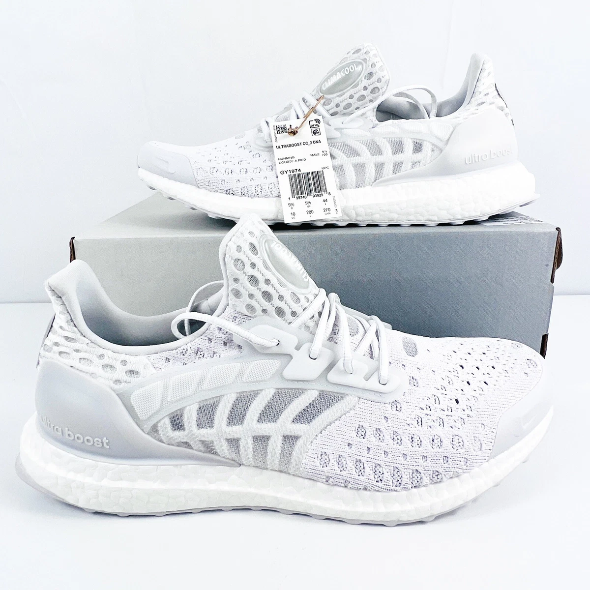 Adidas Ultraboost Climacool 2 DNA Flow Pack White Mens Shoes Size 10 GY1974  | eBay