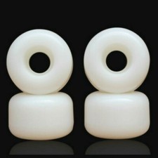 4pcs Weiß Skateboard Räder Longboard Verschleißfest 54mm 85A Straße Skating