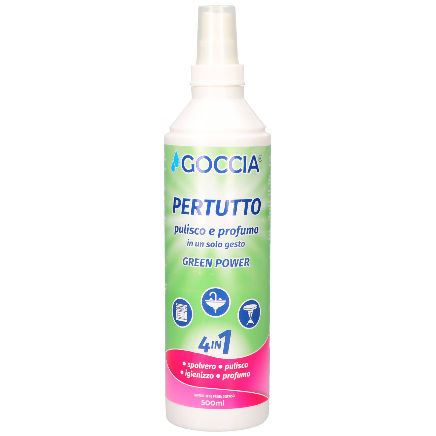 GOCCIA PERTUTTO SPRAY MULTIUSO GREENPOWER 500ML