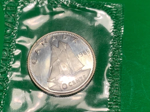 Canada 1966 10 cent silver Proof like sealed