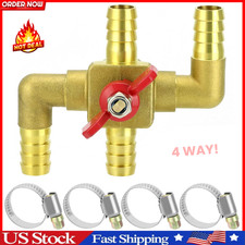 Heater Core Bypass Valve 4-way Solid Brass Automobile Integrated Manua