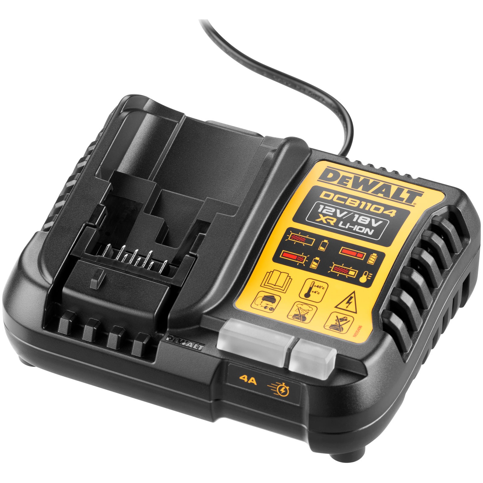 Dewalt x McLaren DCB1104M XR Battery Charger - 10.8v / 14.4v / 18v - 240v - Image 16