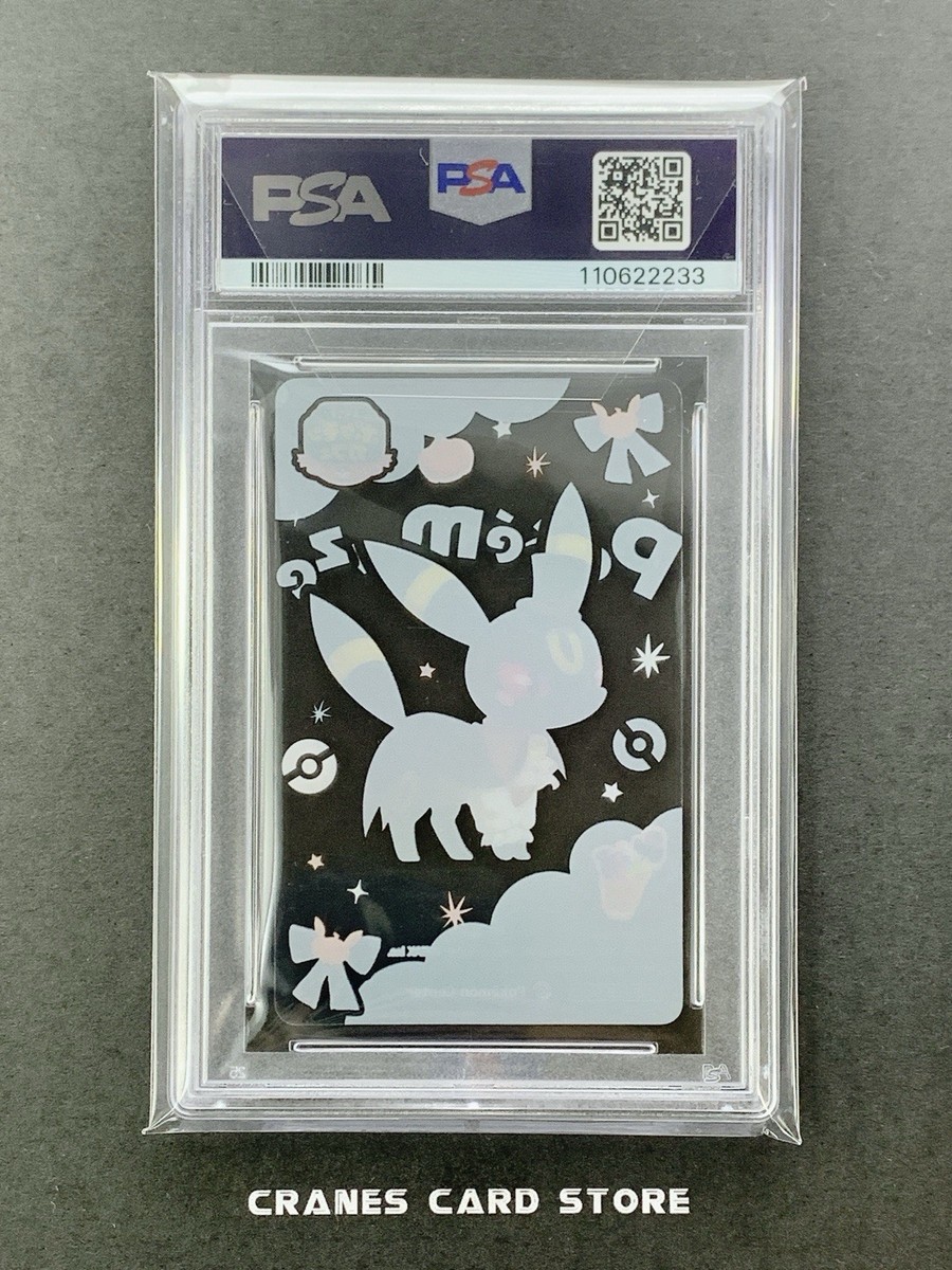 PSA 9 Pokemon Cafe Umbreon Halloween Transparent Clear Card