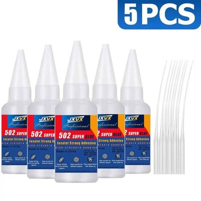 JXVX 502 Super Glue High Strength Quick Dry Adhesive Metal Wood