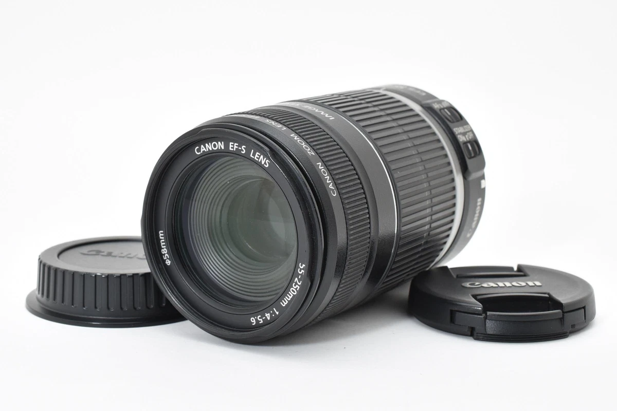 Canon EF-S 55-250mm Focal Camera Lenses for sale | eBay