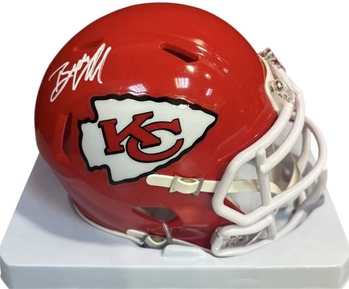 Kansas City Chiefs Brett Veach Signed Speed Mini Helmet JSA Certified