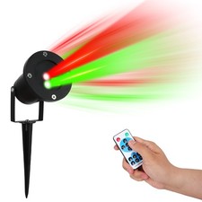 Laser Christmas Projector Lights Outdoor Red  Green Laser Light Projector Timer