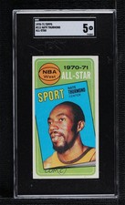 1970-71 Topps All Star Nate Thurmond #111 SGC 5 HOF gp1