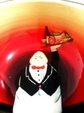 Set Of 4 Pasta Bowls Vintage Italian Ristorante del Vino