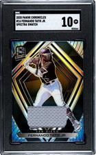 2020 Panini Chronicles Spectra #16 Fernando Tatis Jr. SGC 10 Relic Jersey Swatch