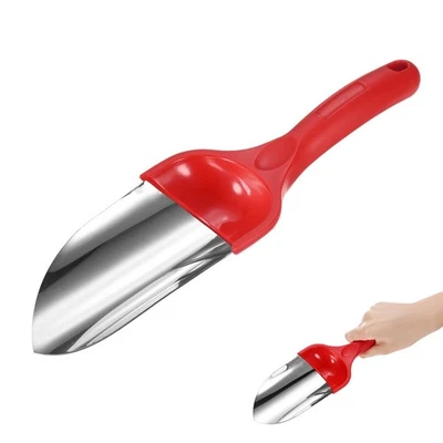 à main en acier inoxydable 11,02 pouces pour jardin [Rouge] - 1 pièce - Photo 1/4