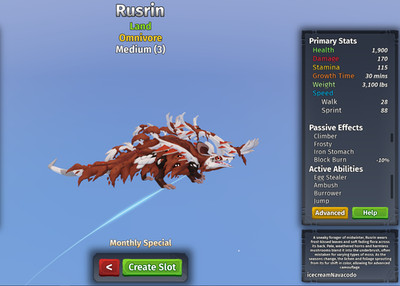 Rusrin Species | Creatures of Sonaria | Roblox