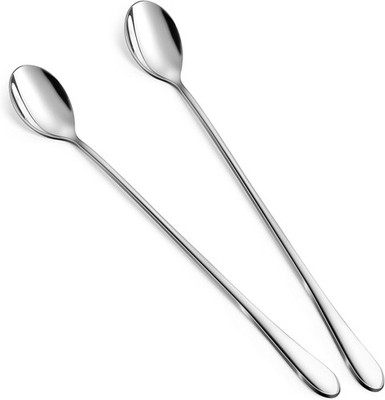 9-Inch Long Coffee Spoons for Coffee Bar, Coffee Stirrers Ice Cream Spoon Tea