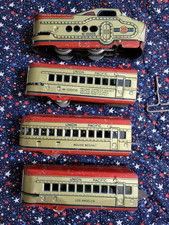 Marx M10005 Union Pacific Articulated O gauge Streamliner 4 Car Set