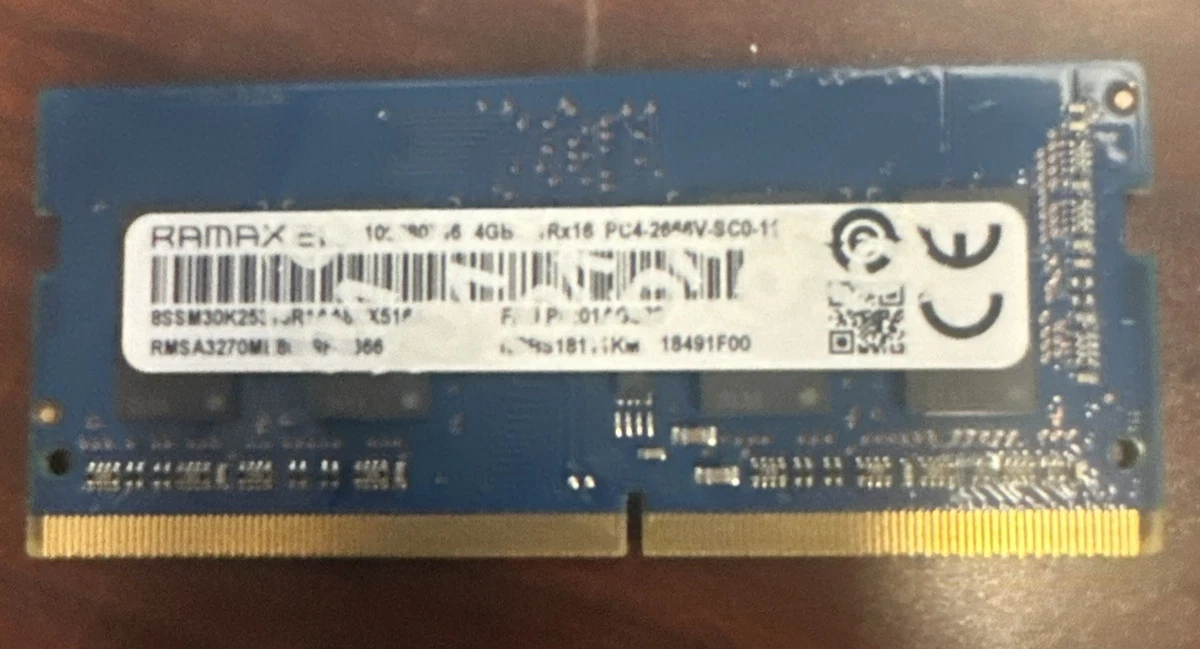 DDR4 SDRAM Ramaxel 4 GB Capacity per Module Memory (RAM) for sale