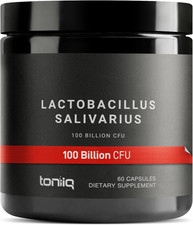 100 Billion CFU Lactobacillus Salivarius Probiotic - Highest Verified CFU Count
