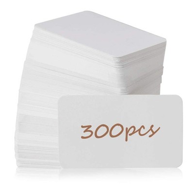 Primbeeks 300pcs Premium White Blank Business Cards, 3.5x 2.2 inch 300, 