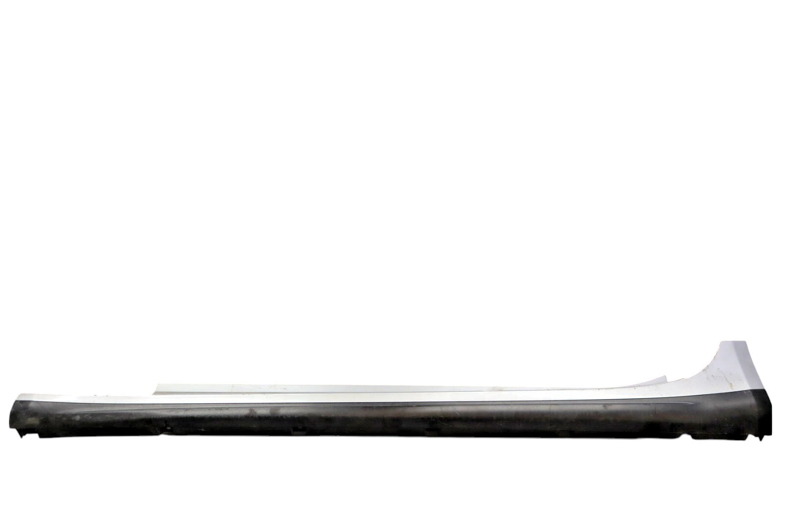 14-20 Maserati Ghibli Left Driver Side Skirt Rocker Panel Molding Silver Oem